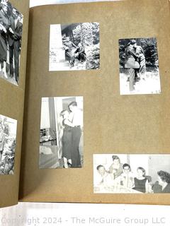 Family Scrapbook with Photos of Europe & Washington DC in 1950's