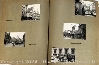 Family Scrapbook with Photos of Europe & Washington DC in 1950's