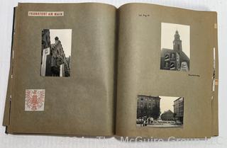 Family Scrapbook with Photos of Europe & Washington DC in 1950's