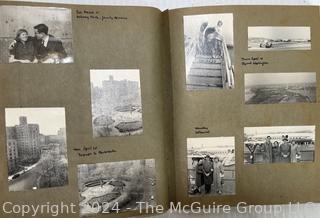 Family Scrapbook with Photos of Europe & Washington DC in 1950's