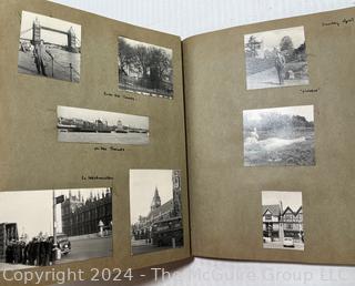 Family Scrapbook with Photos of Europe & Washington DC in 1950's