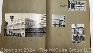 Family Scrapbook with Photos of Europe & Washington DC in 1950's