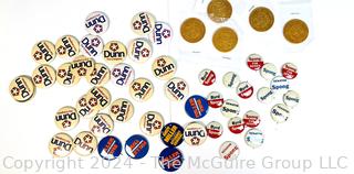 Political Buttons from Virginia Campaigns