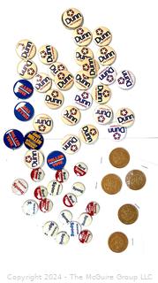 Political Buttons from Virginia Campaigns