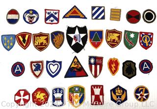 Collection of Vintage WWII Military Patches