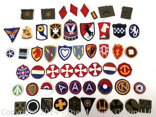 Collection of Vintage WWII Military Patches