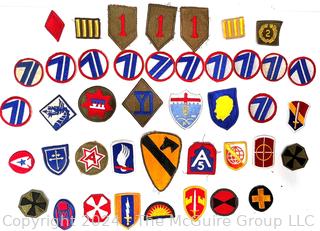 Collection of Vintage WWII/Vietnam Military Patches