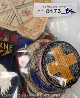 Collection of Vintage WWII Military Patches