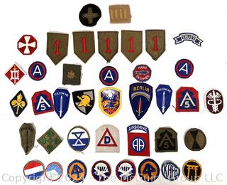 Collection of Vintage WWII Military Patches