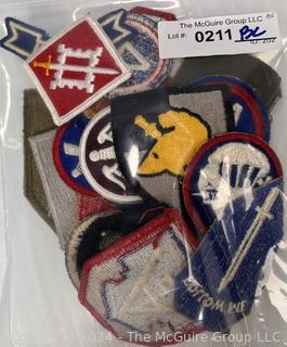 Collection of Vintage WWII Military Patches