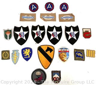 Collection of Vintage WWII Military Patches