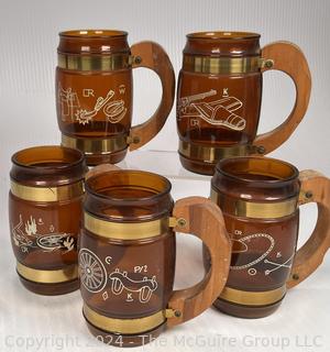 Two (2) Sets of Mid Century Barware Including Siesta Ware and Schott & Gen Mainz Mugs