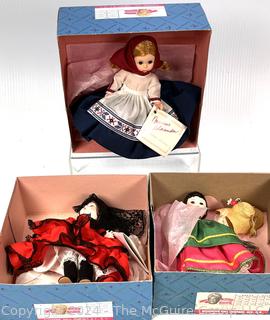 Three (3) Boxes of Madame Alexandra Dollls. 