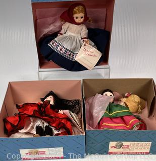 Three (3) Boxes of Madame Alexandra Dollls. 