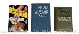 Three (3) Books Including We Are Alaskans, Invitation to Travel & The Bishop of Cottontown