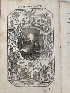 Three (3) Books Including Journey to the North Pole by Jules Verne  1875 1st Edition, Caesar's Commentaries on the Gallic War , 1861 & Mitchell's School Geography, 1851