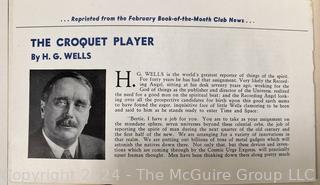 Eight (8) Hard Cover Books Including The Croquet Player, Sally Salt, Brief Candles & Green Margins