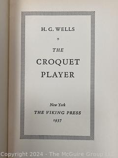 Eight (8) Hard Cover Books Including The Croquet Player, Sally Salt, Brief Candles & Green Margins