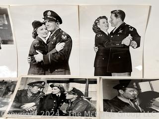 Collection of Black & White Movie Still Photographs from "A Guy Named Joe" Film with Spencer Tracy