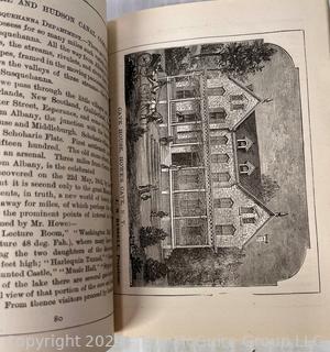 1876 The Hudson River by Daylight Guidebook with Map.  