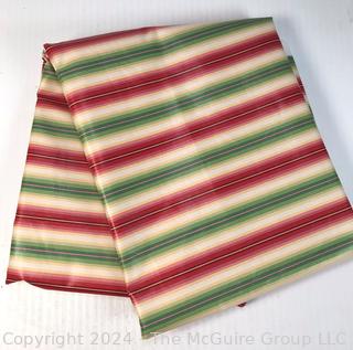 Striped Decorator Fabric Remanent. 154" x 54