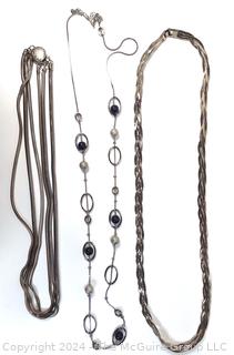 Three (3) Costume Jewelry Necklaces