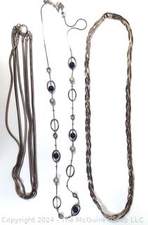 Three (3) Costume Jewelry Necklaces