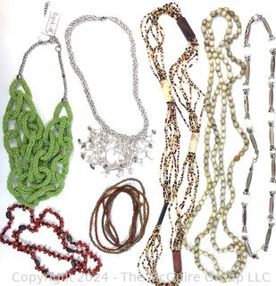 Group of Seed Bead Necklaces