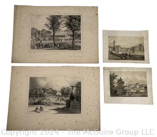 Four (4) Engravings