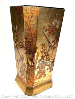 Gilt Lacquer Painted Umbrella Stand