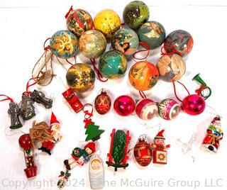 Group of Christmas Ornaments