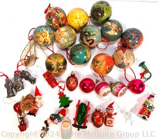 Group of Christmas Ornaments