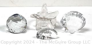 Four (4) Swarovski Crystal Figurines Including Starfish