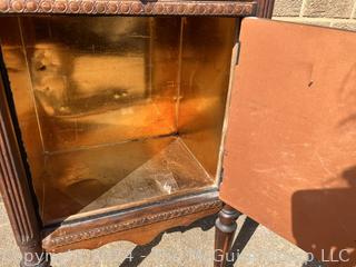 Walnut Night Stand. 17 x 12 x 28.5”