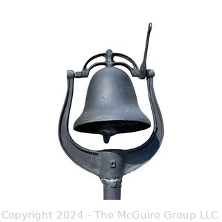 Outdoor Garden Bell on Pole