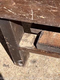 Ideal Fireless Cooker with Heating Stones by The Toledo Cooker Co. Early 1900s  29 x 15 x 32”