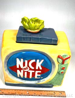 Treasure Craft 1993 Nickelodeon Nick At Night Television Show Cookie Jar