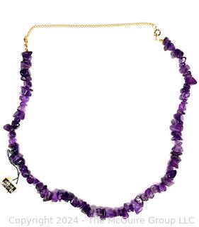 Amethyst Chip Necklace