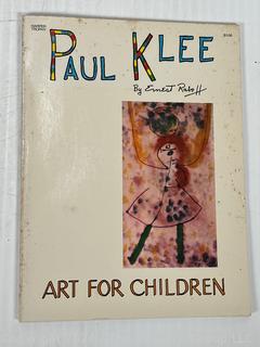 Books on Artist Paul Klee Including Art for Children and Pedagogical Sketchbook, 1953   