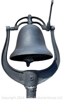 Outdoor Garden Bell on Pole