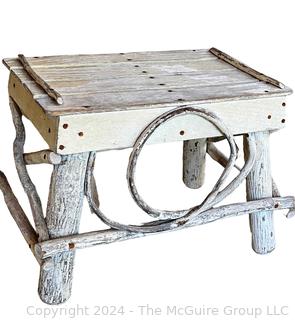 Primitive Branch & Twig Wood Stool