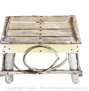 Primitive Branch & Twig Wood Stool