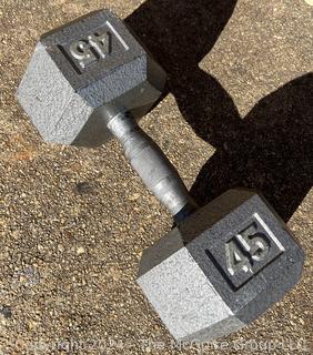 45 Lb. Dumbbell