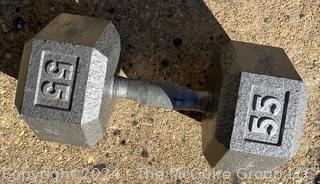 55 Lb. Dumbbell