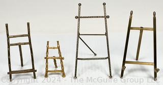 Four (4) Small Metal Easels