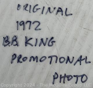 Original 1972 B.B. King Promotional Photo