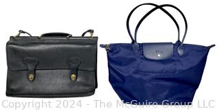 Longchamp Tote and Jack Georges Shoulder Messenger Bag