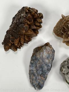 Collection of Rock and Minerals Including Geode 