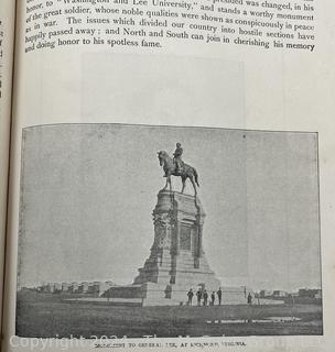 Books including "Giants of the Republic 1895" and 1871 Map book by McNally titled "Improved System of Geography for Schools, Academies and Seminairies"