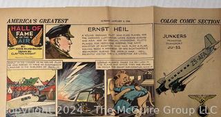 Large Collection of Circa 1920's-40's American Color Newspaper Comics 